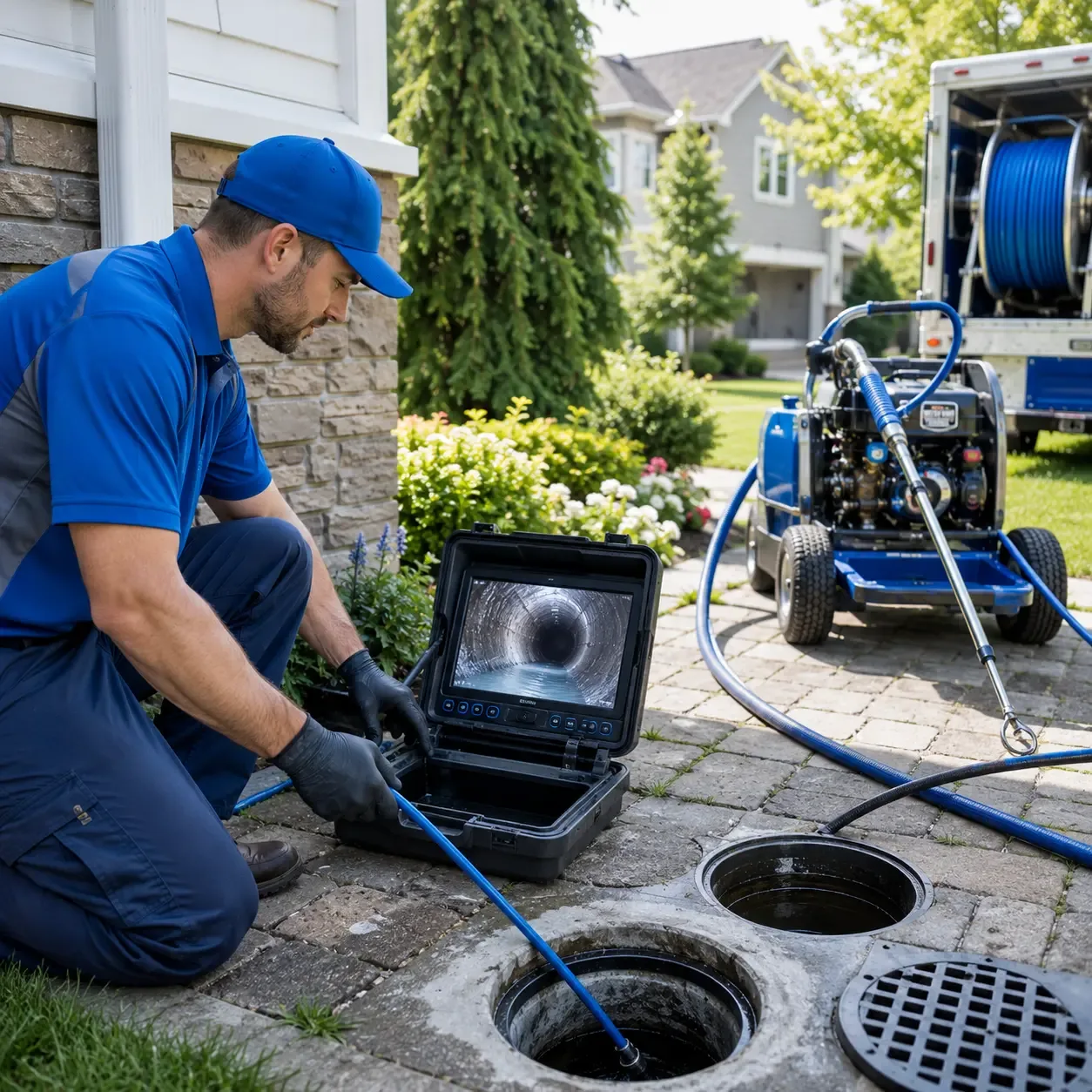 Outdoor drain cleaning professionals serving Walnut Hill, IL